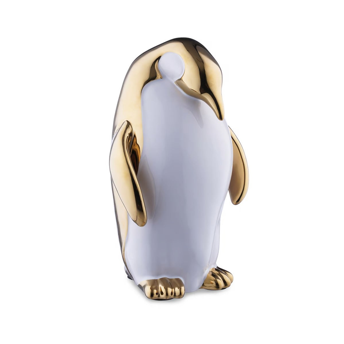 Penguin Decorative Figure 15x26cm - Gold