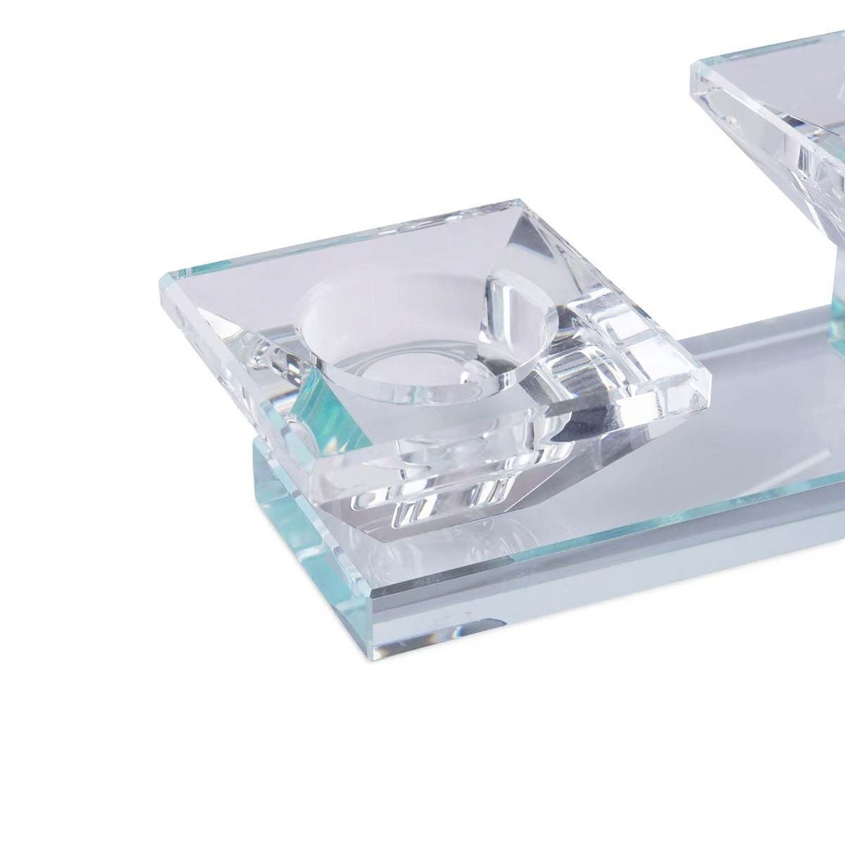 Yahaa Crystal 5t-light Candle Holder 49x9x8cm-clear