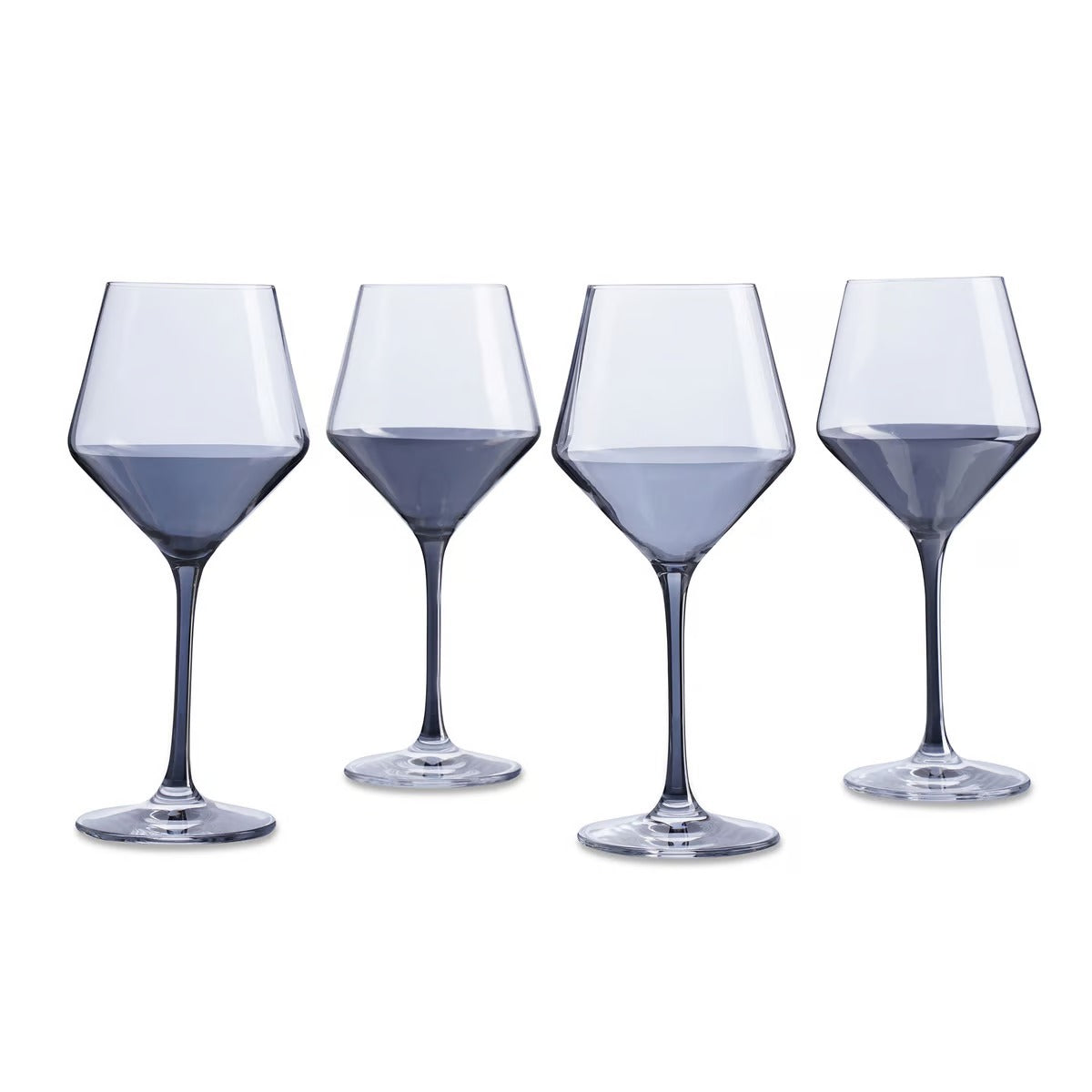 Riona Electroplated 4-piece Stemware Glass Set 460ml - Grey