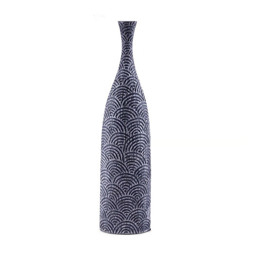 Tissaia Decor Vase 16.5x11.5x66cm - Grey