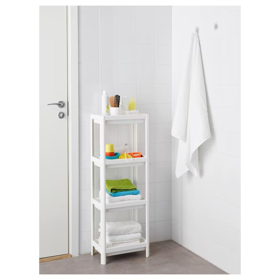 VESKEN Shelf unit, white, 14 1/2x9 1/8x39 5/8 "