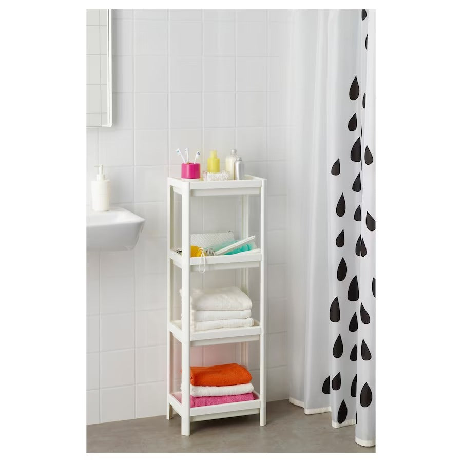 VESKEN Shelf unit, white, 14 1/2x9 1/8x39 5/8 "