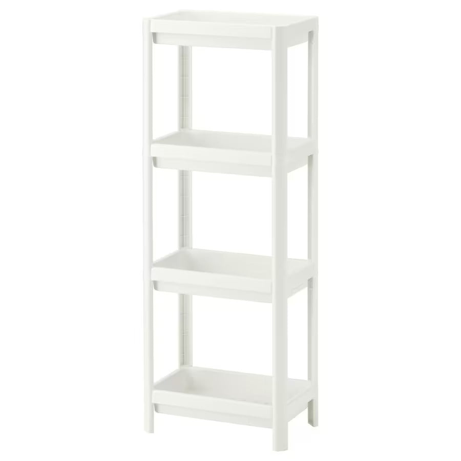 VESKEN Shelf unit, white, 14 1/2x9 1/8x39 5/8 "