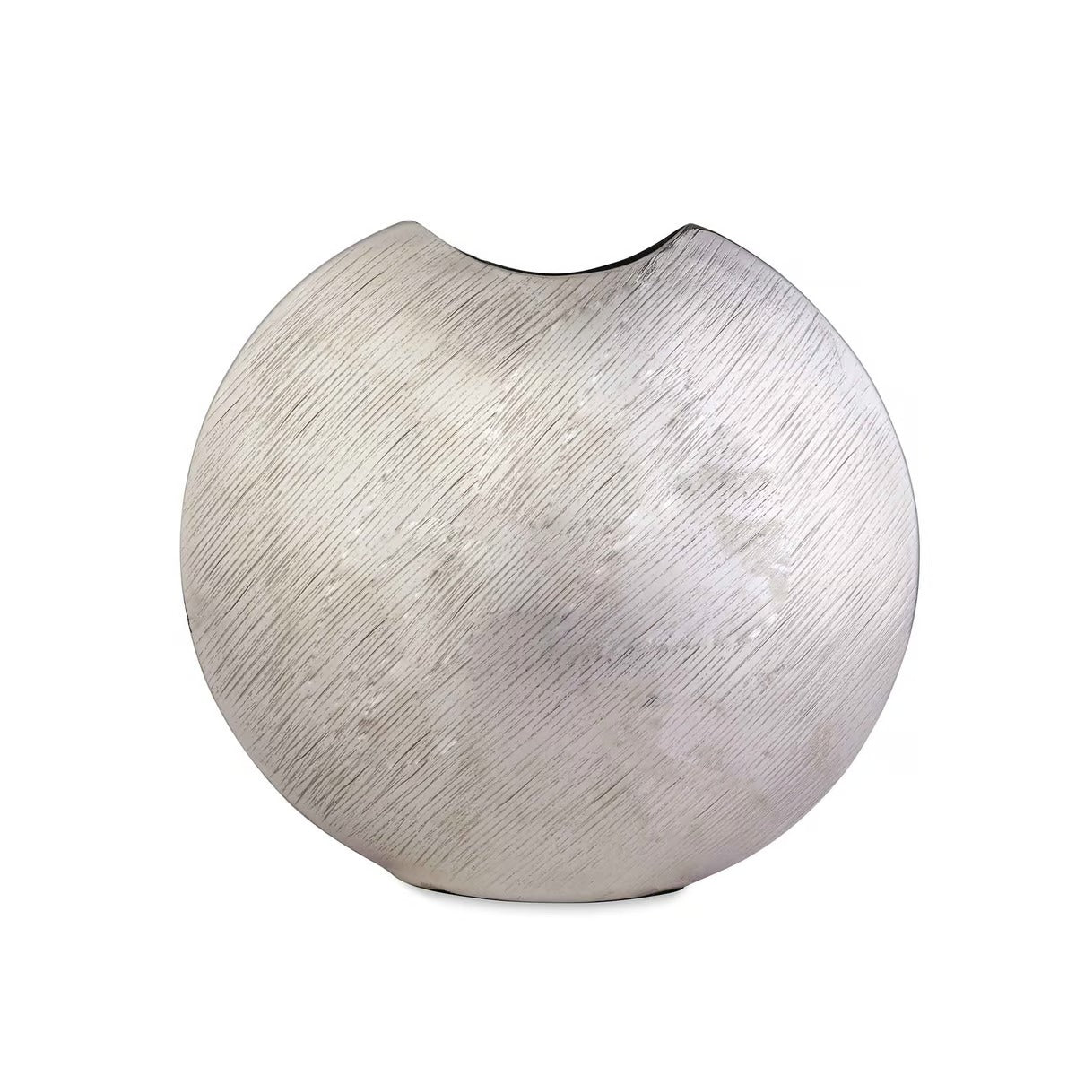 Ritika Aluminum Vase 37x14.5x33.5cm - Silver