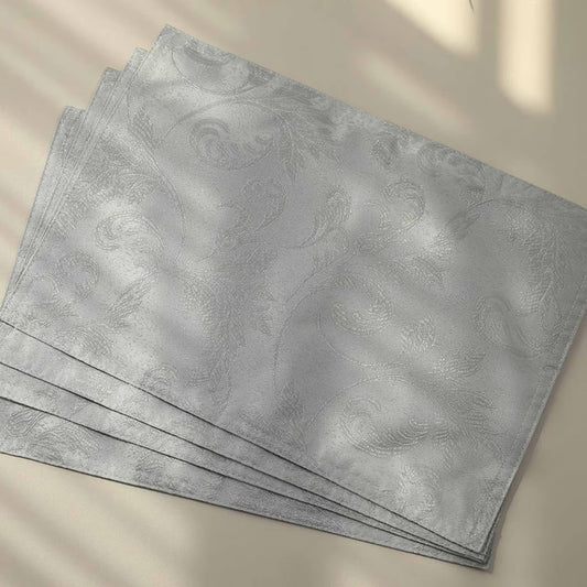 Glamour 4-Piece Placemat Set 33x48cm-Silver