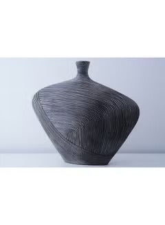Thom Vase Grey 40x16x36cm