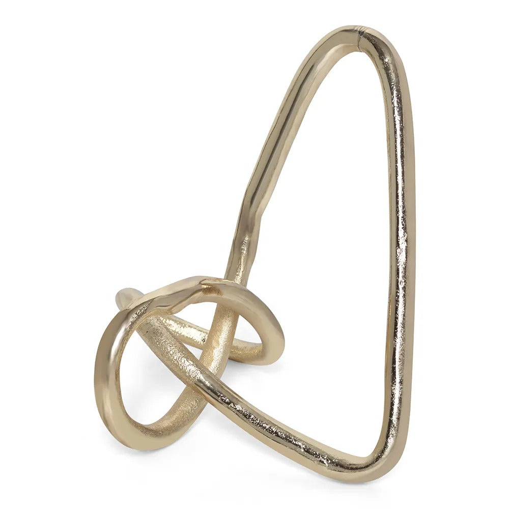 Knot Decor Accent, Gold - 25x30x17 cm