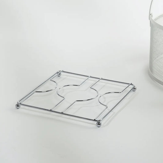 Cole Trivet, Silver Square - 17x17x1.5 cm