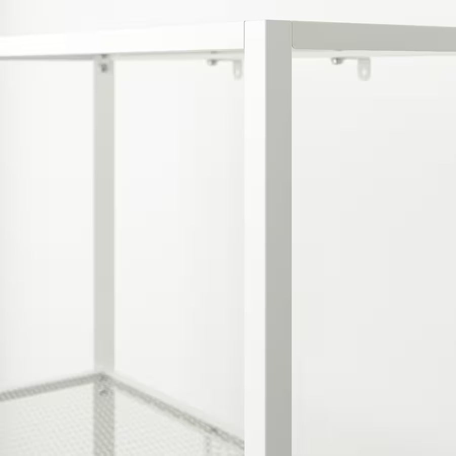 BAGGEBO Shelf unit, metal/white