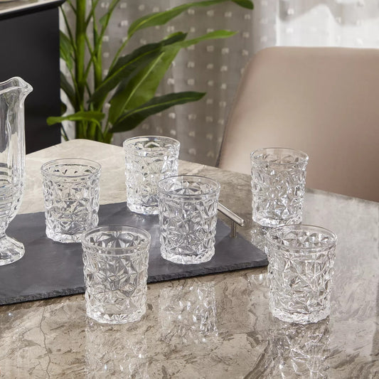 Ice Cube 6-Piece Glass Set - 275 ml