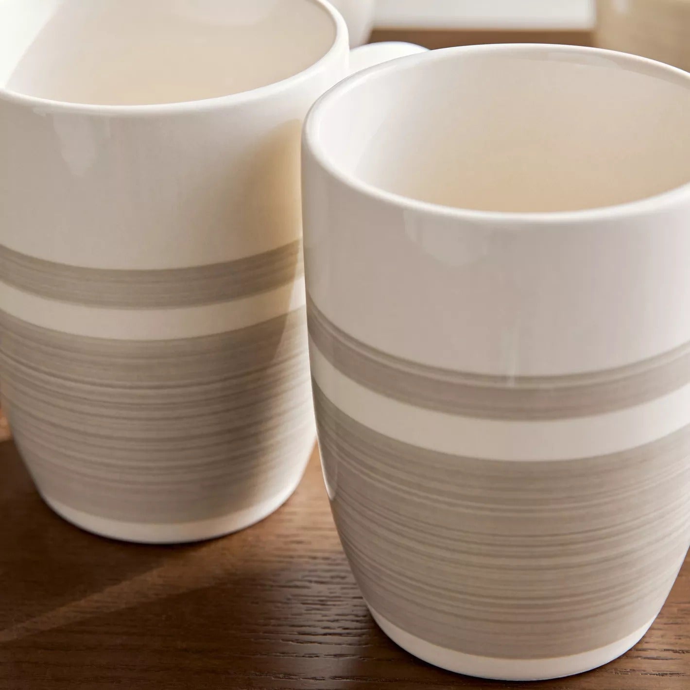 Taura 4-Piece Ceramic Mug Set - 280 ml