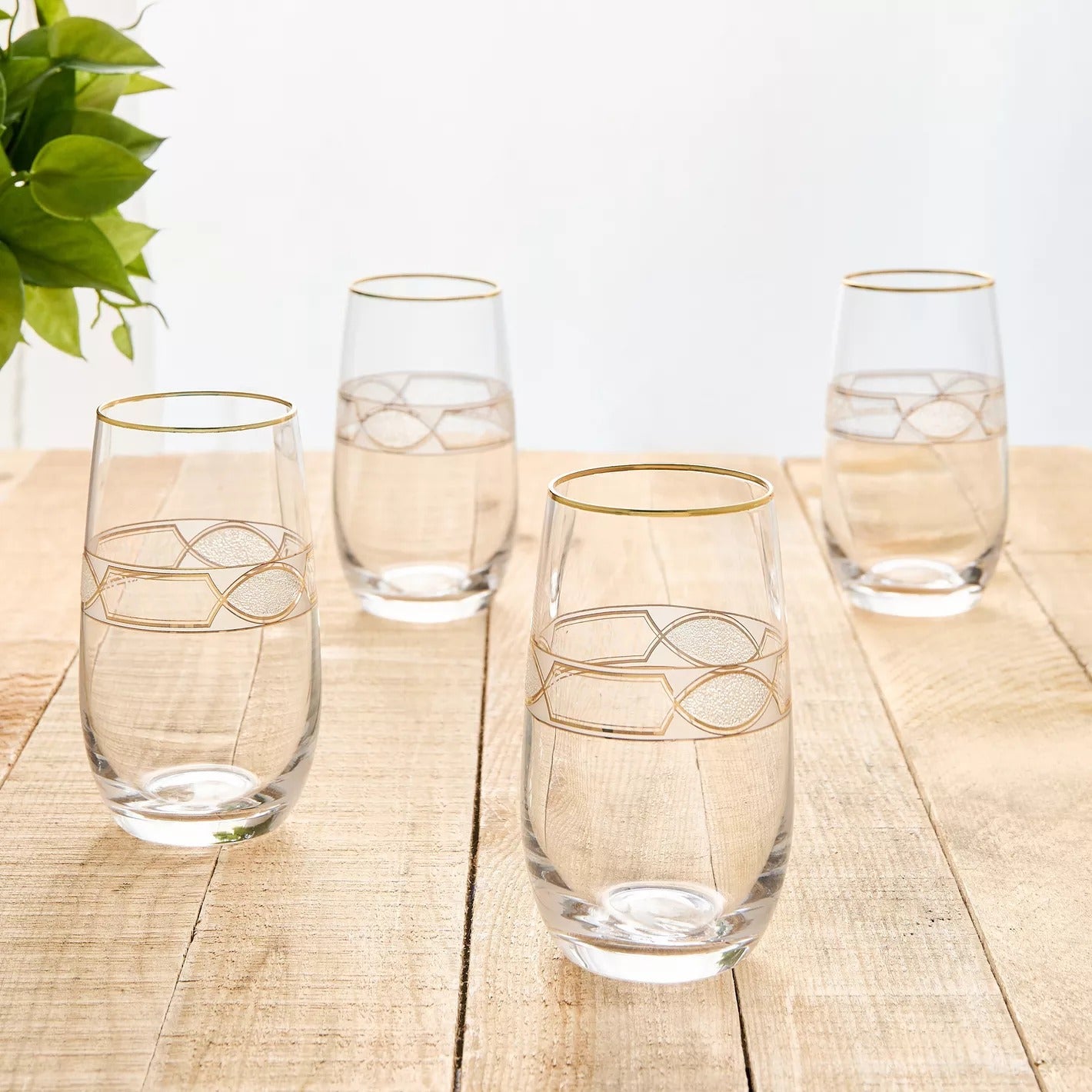 Faris 4-Piece Highball Glass Set - 400 ml