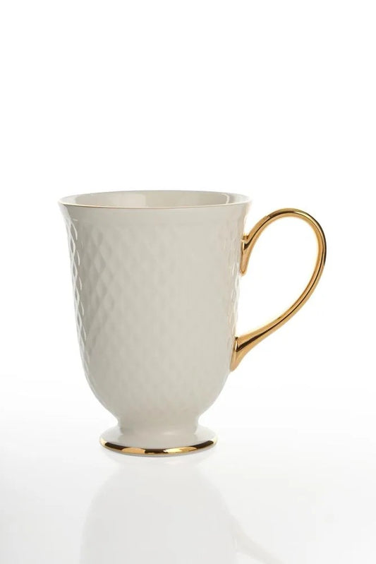 Eclat Porcelain Mug - Gold