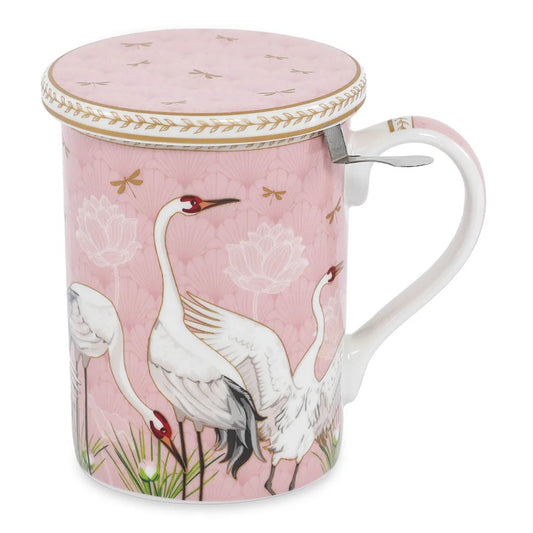 Dancing Heroes Mug with Lid, Pink - 350 ml