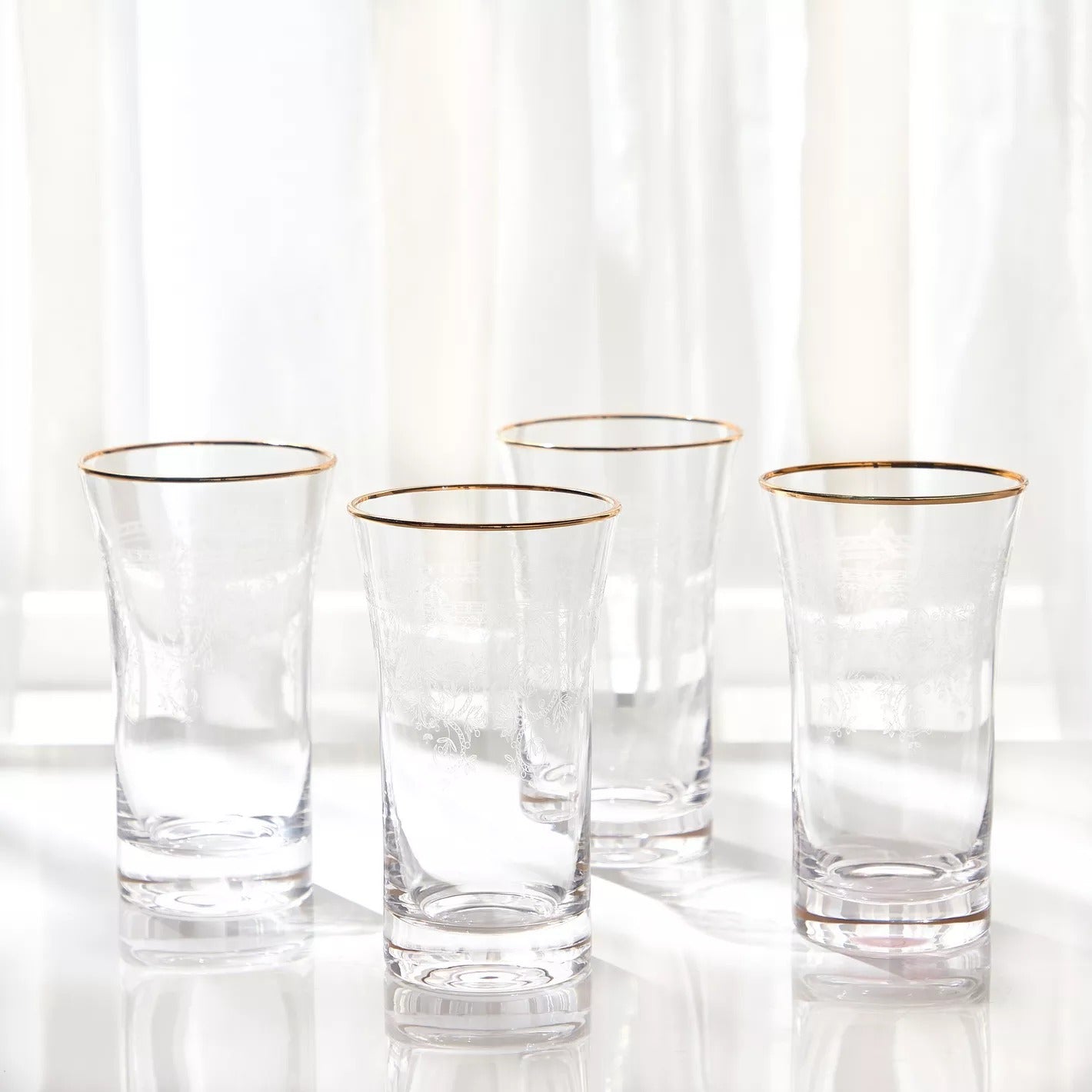 Fahari 4-Piece Highball Glass Set - 330 ml