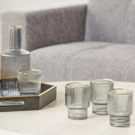 Reine 5-Piece Optic Decanter Set