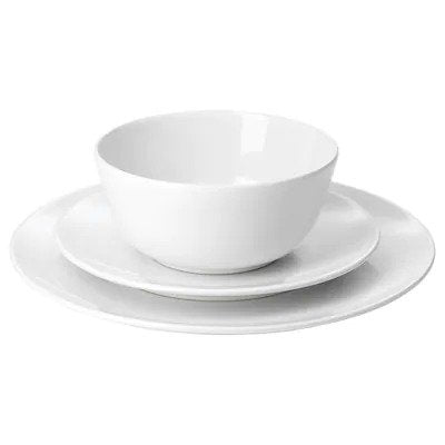 Contemporary Dinner Set (White)