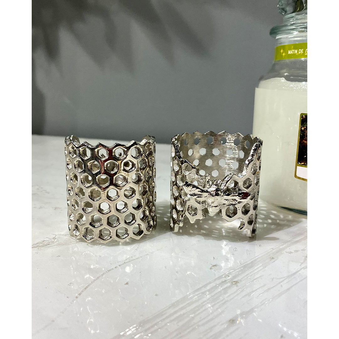 Hive Napkin Ring (Silver)