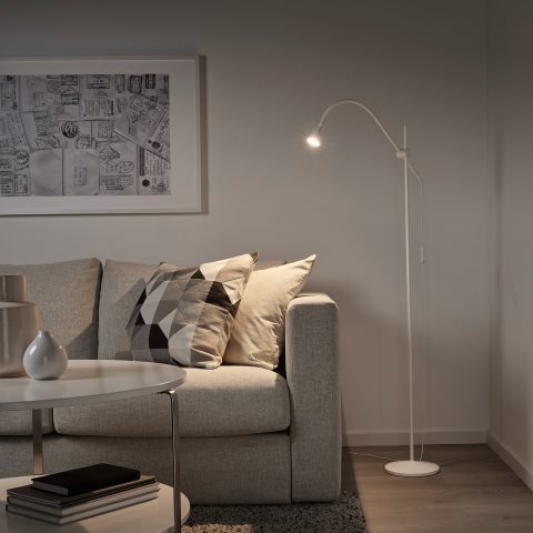 Arc Floor Lamp (White)