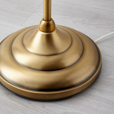 ARSTID Floor lamp, brass/white