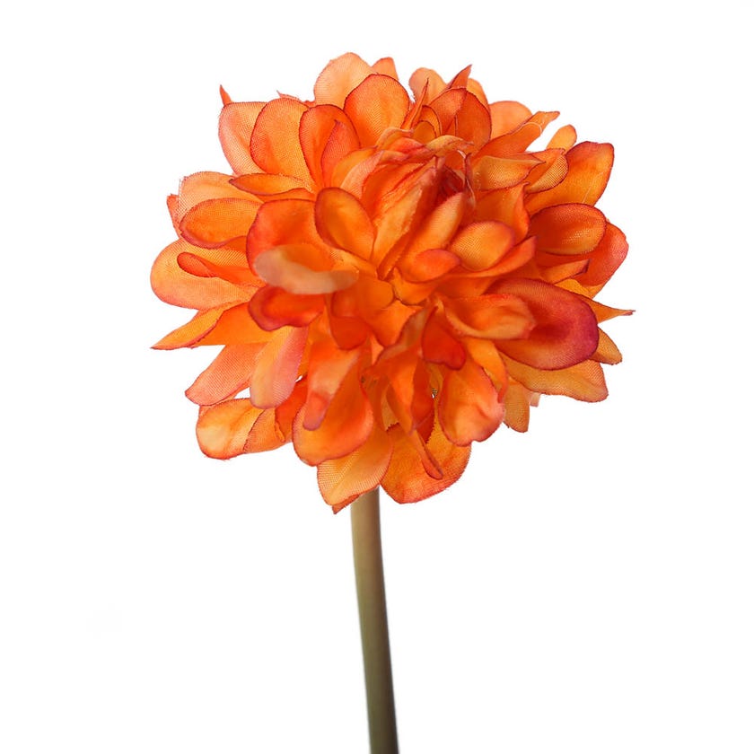 Poly Dahlia Stem (Orange)