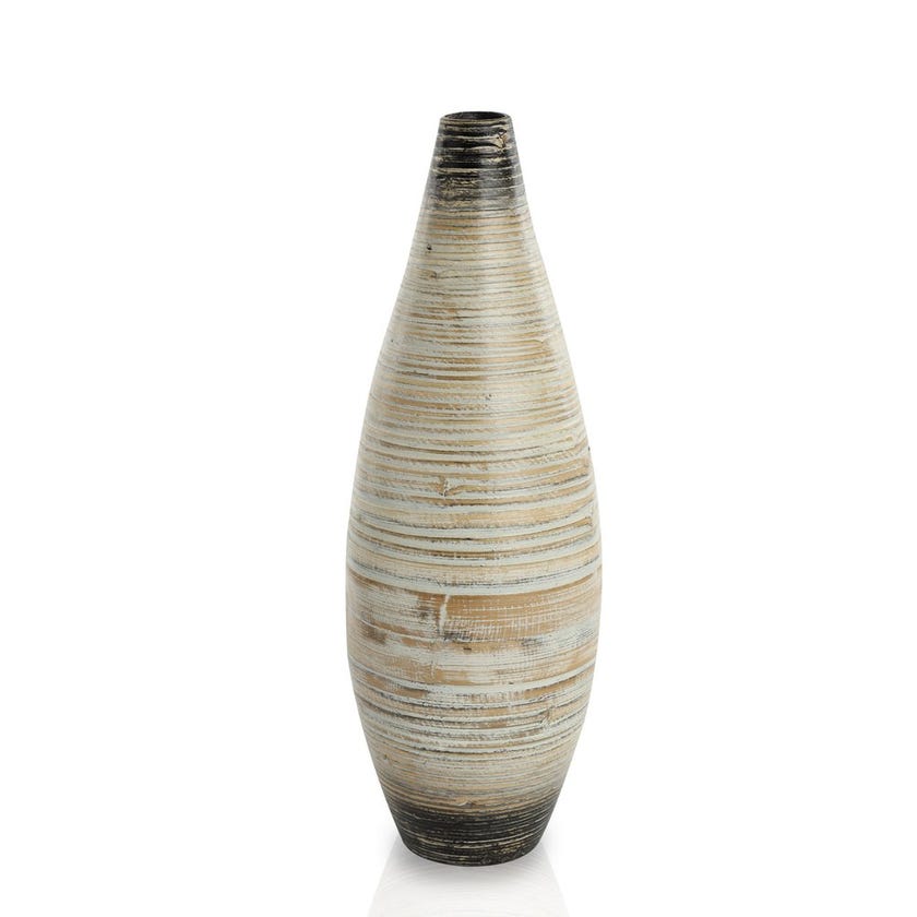 Bamboo Vase with Lacquer Medium