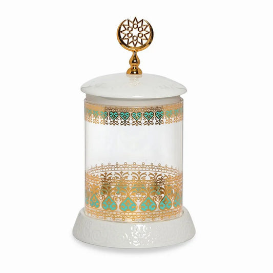 Zenith Canister (White/Gold)