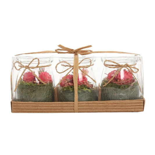 Rose Artificial Flowers Gift Box (Pink)
