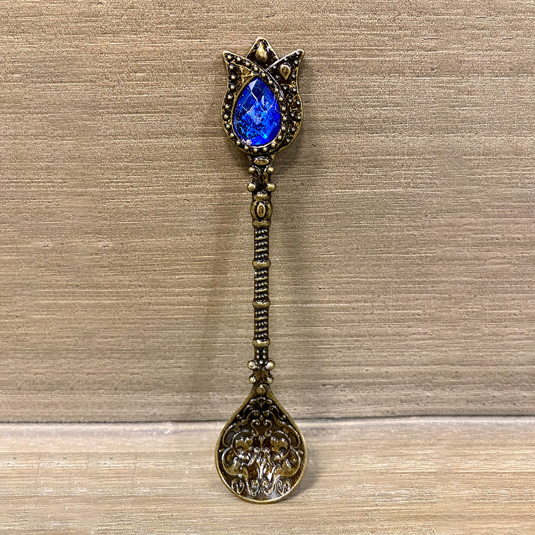 Crown Teaspoon Set (Blue)