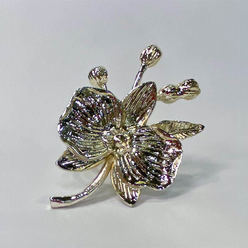 Iris Napkin Holder (Silver)