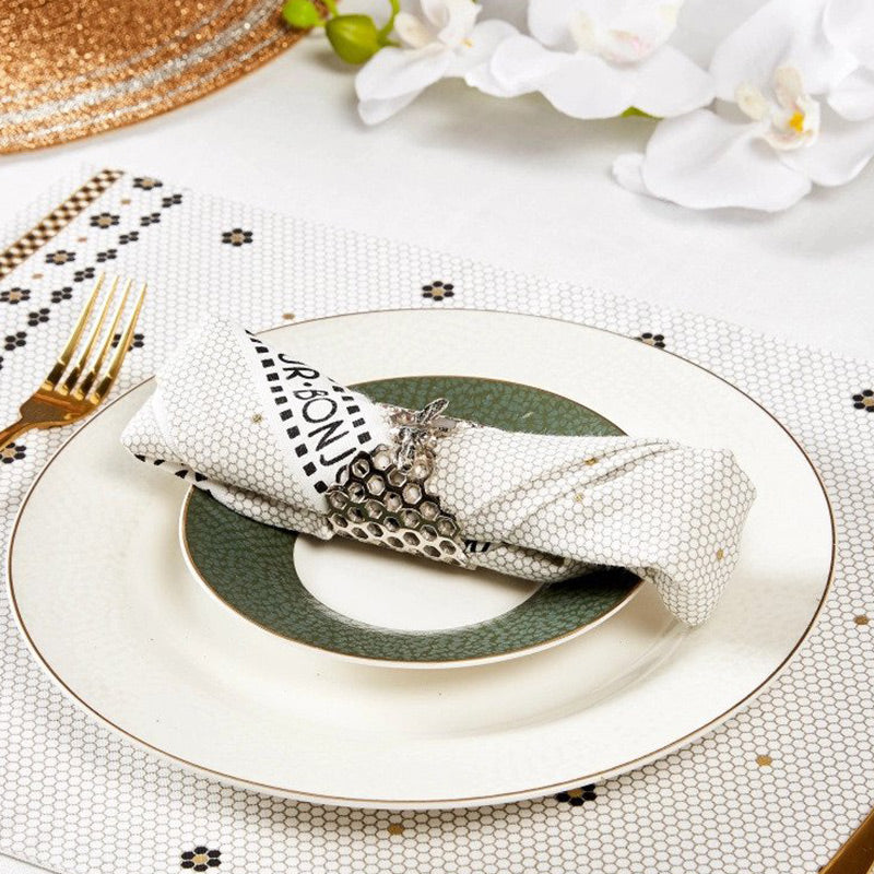 Hive Napkin Ring (Silver)
