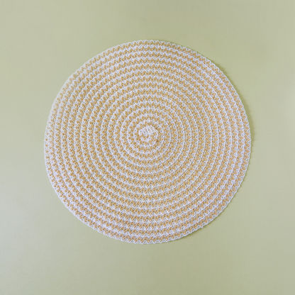 Spiral Chevron Placemats (Yellow/White)