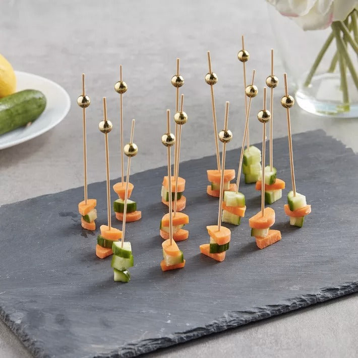 Bamboo Skewers (Gold)