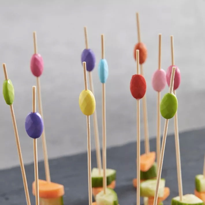 Bamboo Skewers  (Multi Color)