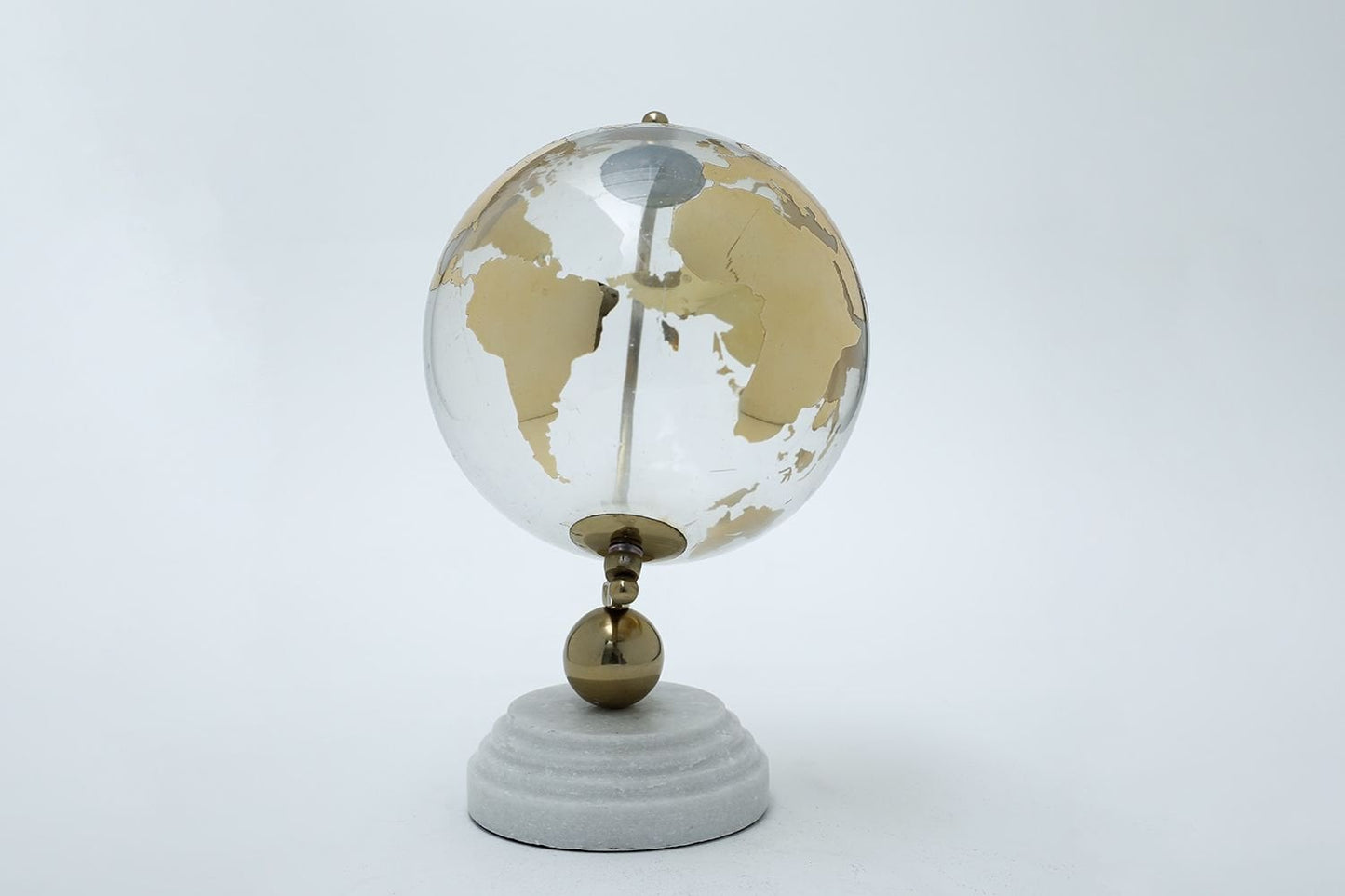 Around The World Globe (Gold) Small