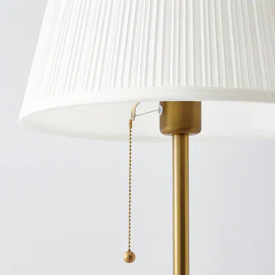 ARSTID Floor lamp, brass/white