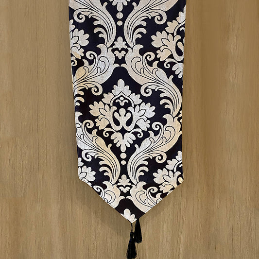 Waves Table Runner (Black)