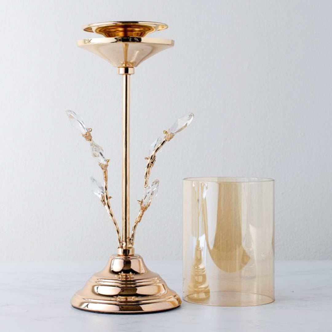 Auric Candle Holder (Gold)
