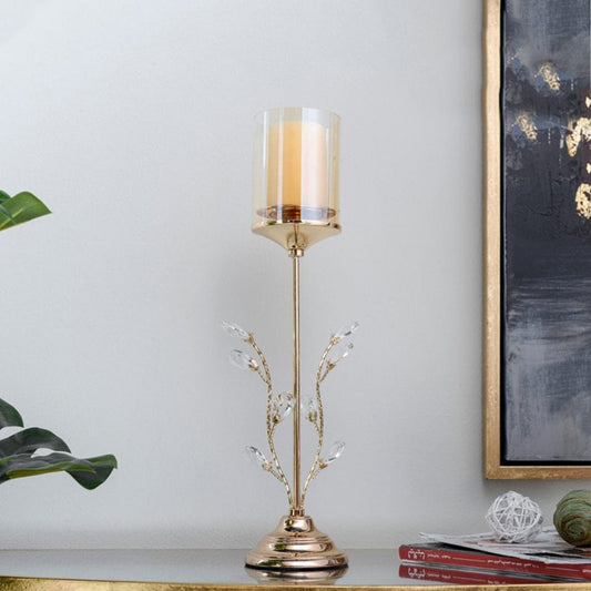 Auric Candle Holder (Gold)