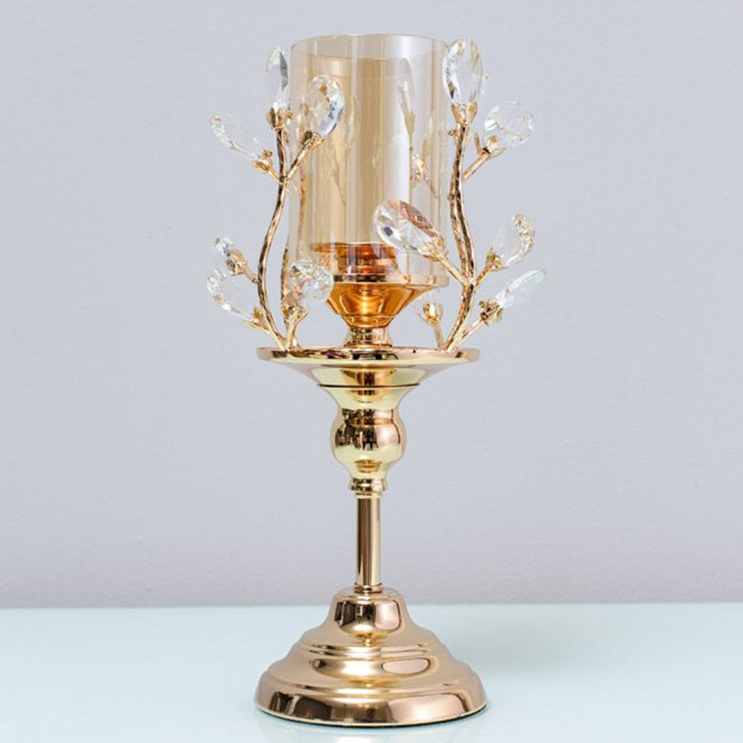 Leaf Candle Holder (Gold) Small