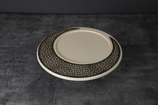 Mashrabiya Crescent Cake Stand