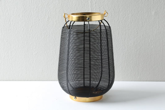 Boudoir Lantern (Black/Gold)