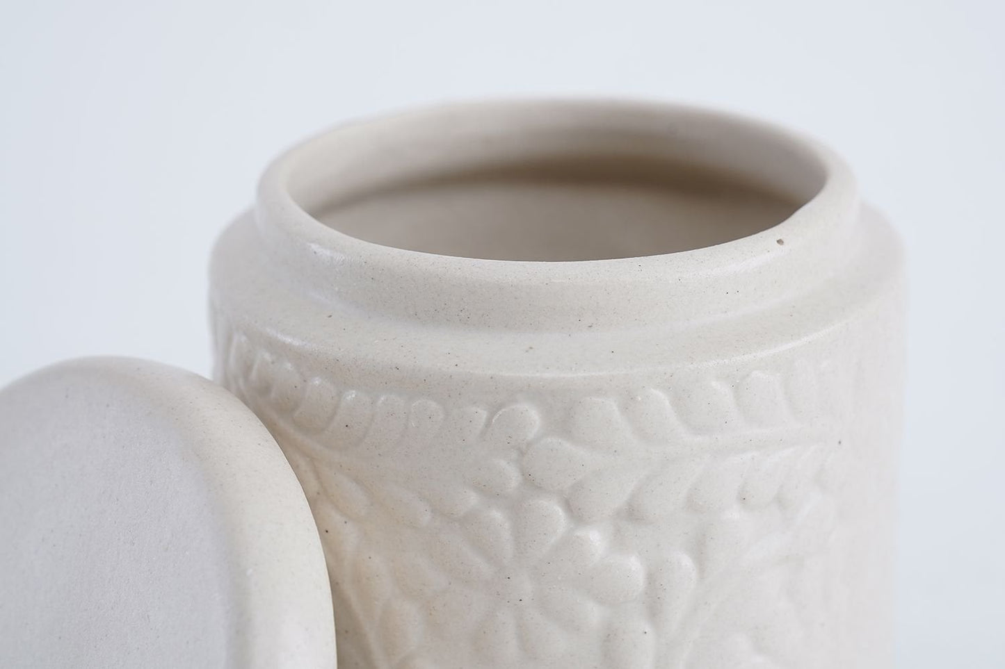 Pan Jar Vase (Cream)